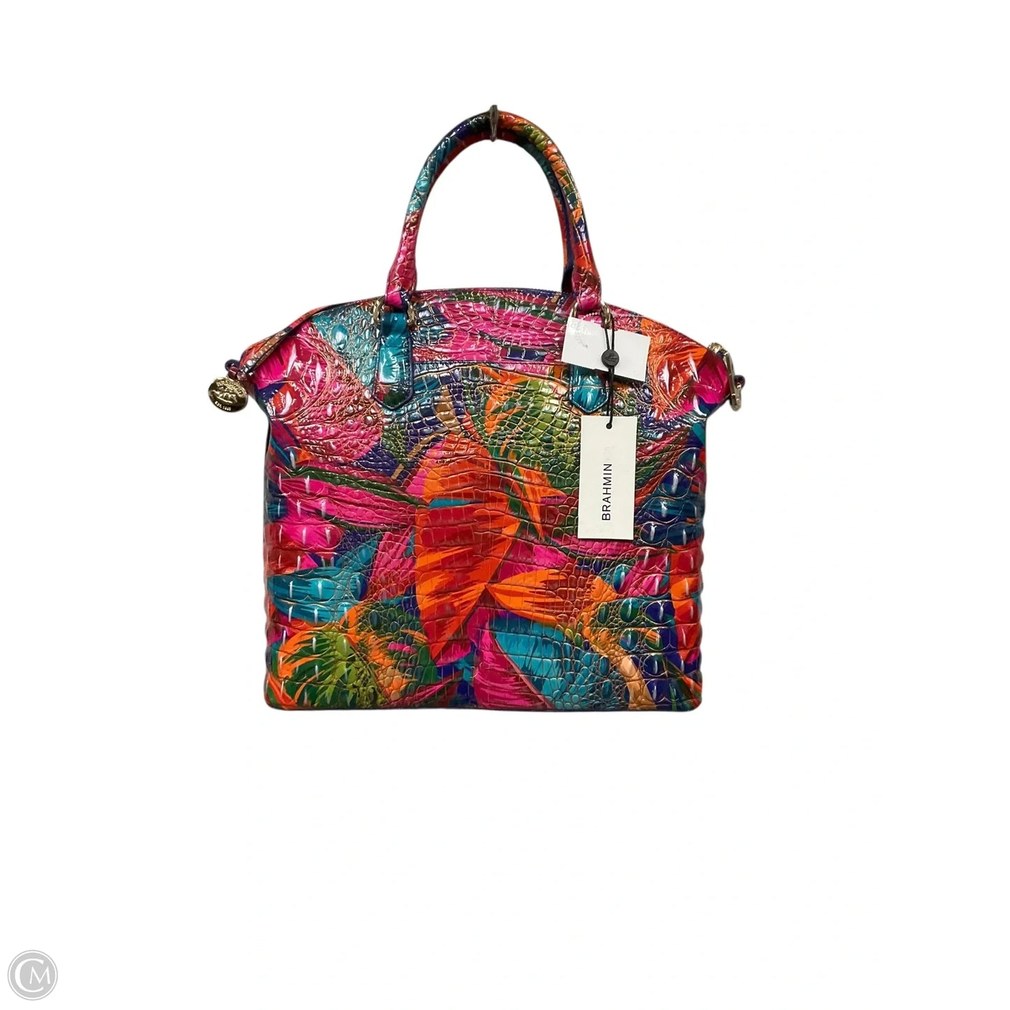 Handbag Designer By Brahmin, Size: Large