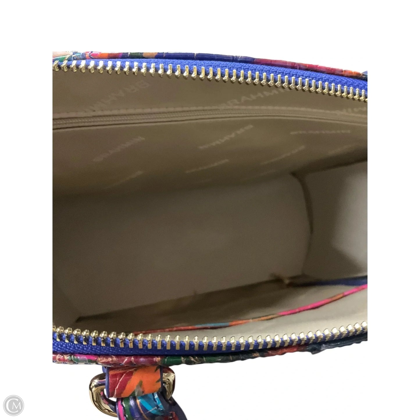 Handbag Designer By Brahmin, Size: Large