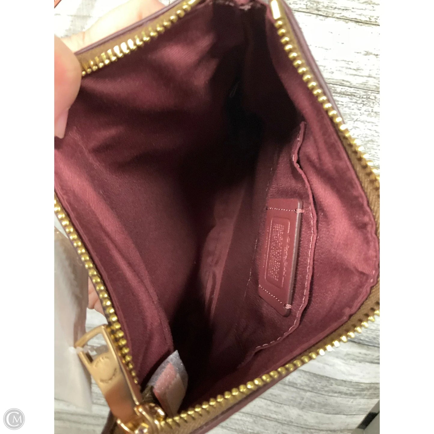 Crossbody Designer By Coach, Size: Medium