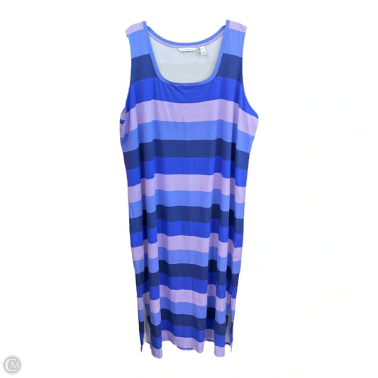 Dress Casual Maxi By Isaac Mizrahi Live Qvc In Multi-colored, Size: 3x