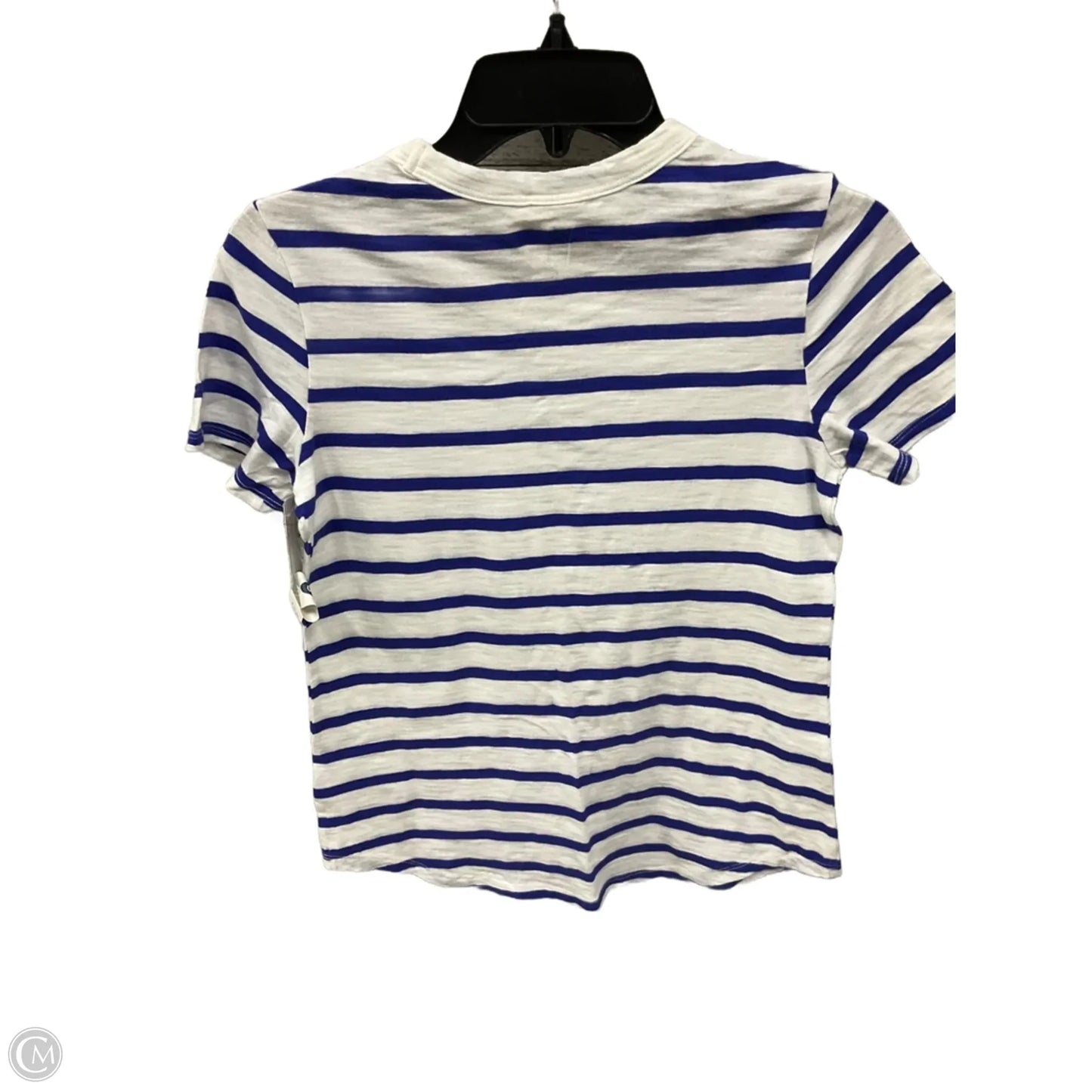 Top Short Sleeve By Old Navy In Striped Pattern, Size: Xs
