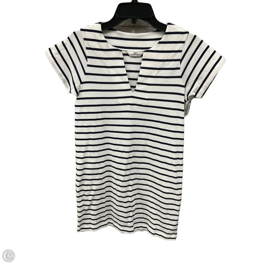 Dress Casual Midi By Vineyard Vines In Striped Pattern, Size: Xxs