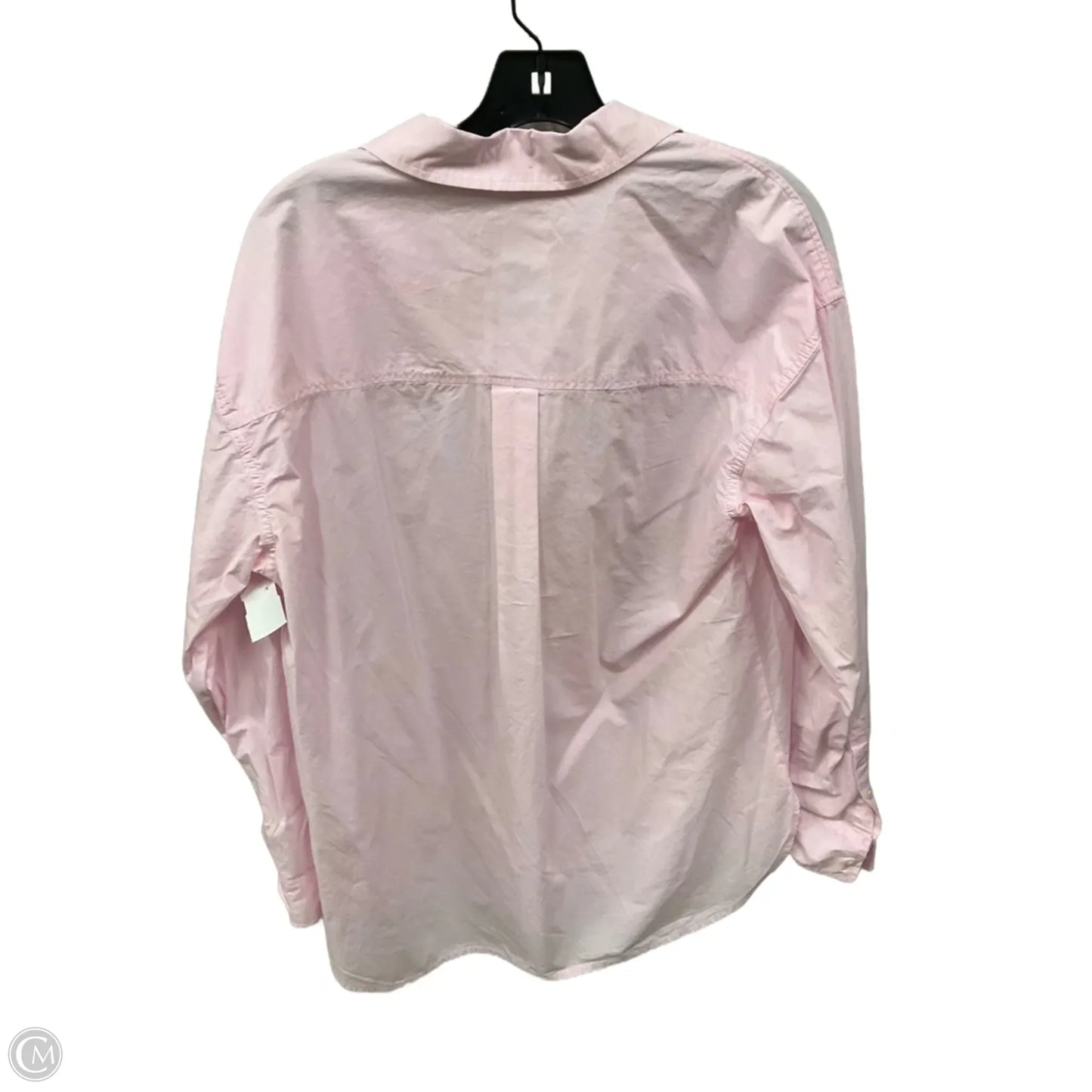 Blouse Long Sleeve By Universal Thread In Pink, Size: M