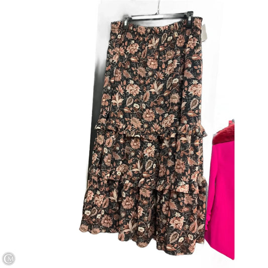 Skirt Maxi By Madewell In Floral Print, Size: 12