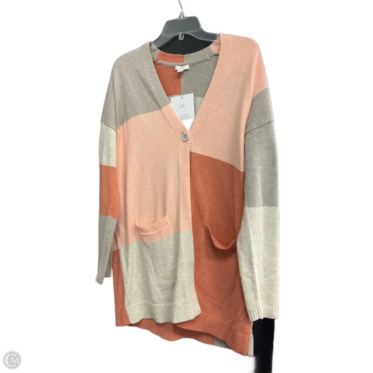 Cardigan By Pure Jill In Multi-colored, Size: M