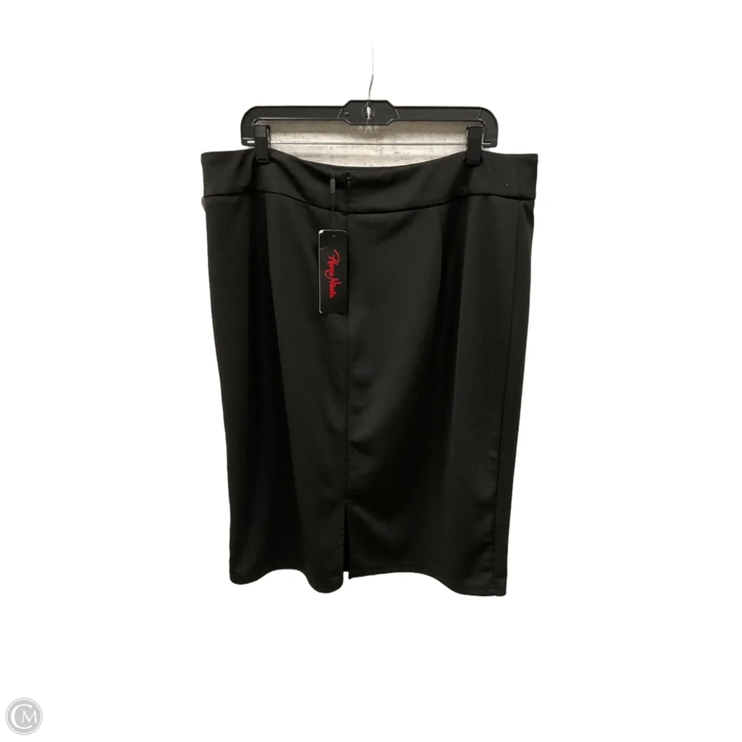Skirt Midi By Clothes Mentor In Black, Size: 20
