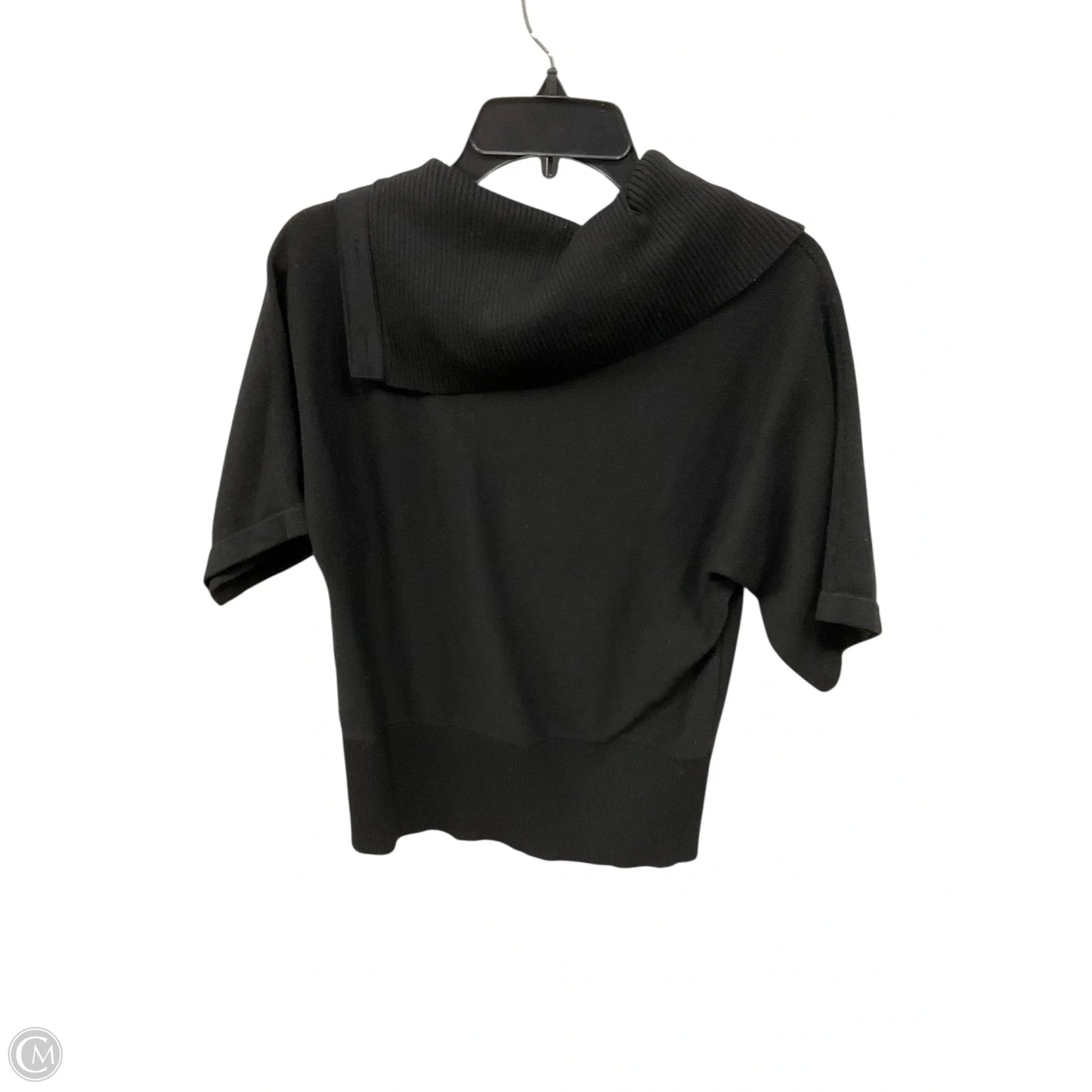 Blouse Short Sleeve By White House Black Market In Black, Size: S