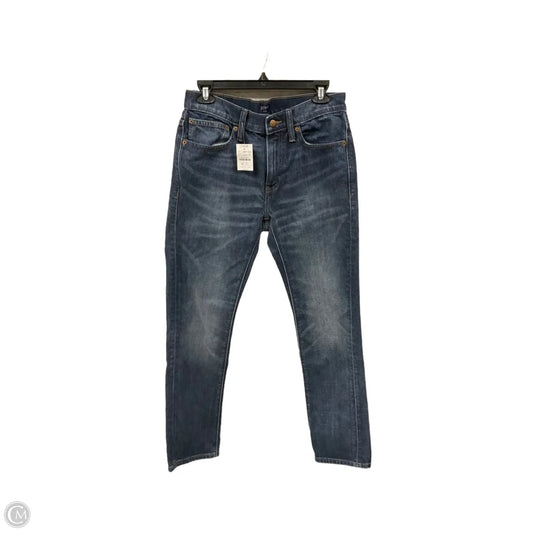Jeans Skinny By J. Crew In Blue Denim, Size: 8