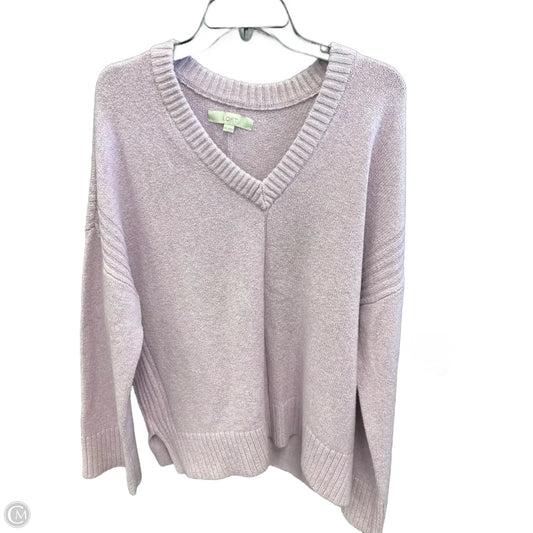 Sweater By Loft In Purple, Size: Xxl