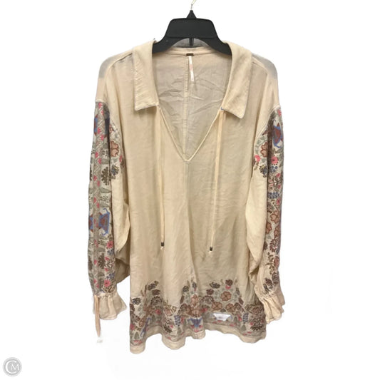 Dress Casual Midi By Free People In Peach, Size: L