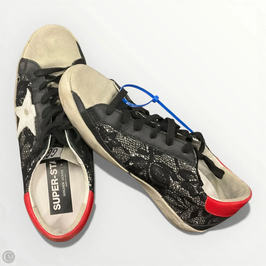 Shoes Luxury Designer By Golden Goose In Black, Size: 7.5