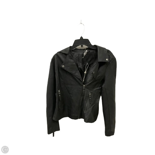 Jacket Moto By Max Studio In Black, Size: S