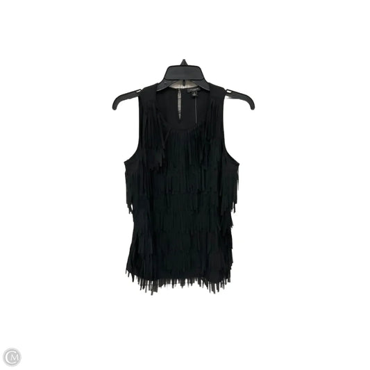 Top Sleeveless By Ann Taylor In Black, Size: S