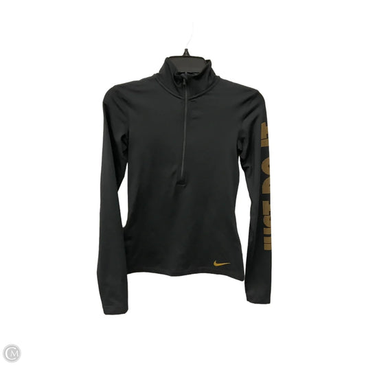 Athletic Sweatshirt Collar By Nike Apparel In Black, Size: Xs
