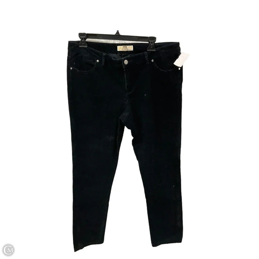 Pants Corduroy By Michael By Michael Kors In Black, Size: 12