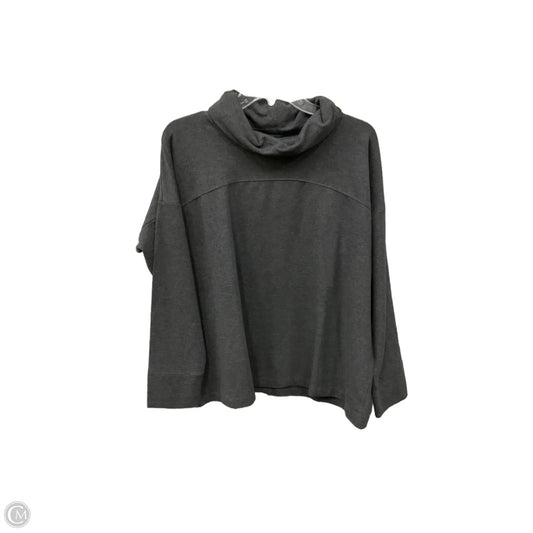 Athletic Sweatshirt Collar By J. Jill In Grey, Size: M
