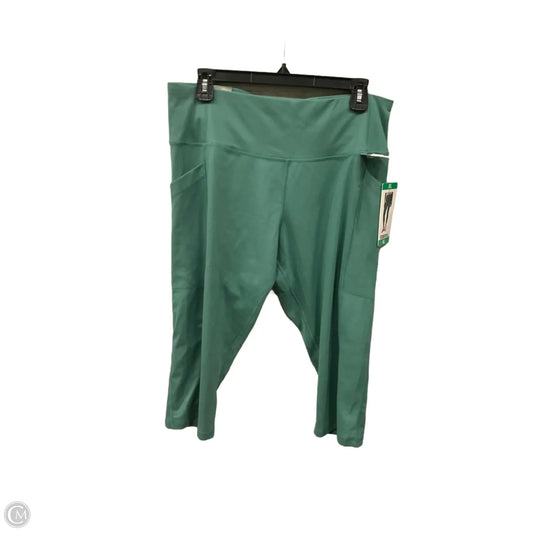 Athletic Leggings Capris By 32 Degrees In Green, Size: Xl