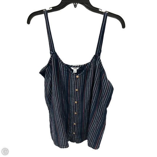 Top Sleeveless By Sonoma In Blue, Size: Xl