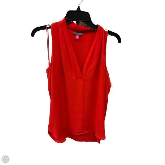 Top Sleeveless By Vince Camuto In Orange, Size: Xs