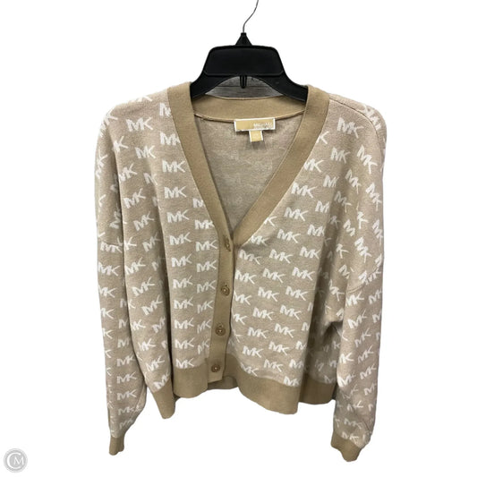 Cardigan By Michael By Michael Kors In Tan, Size: L