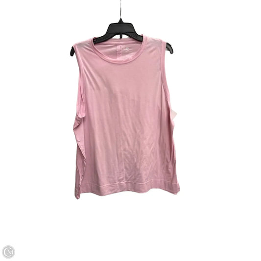 Athletic Tank Top By All In Motion In Pink, Size: Xxl
