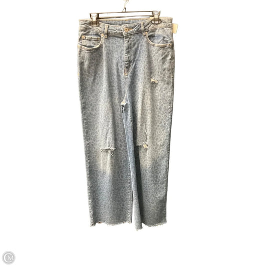 Jeans Straight By International Concepts In Blue Denim, Size: 10
