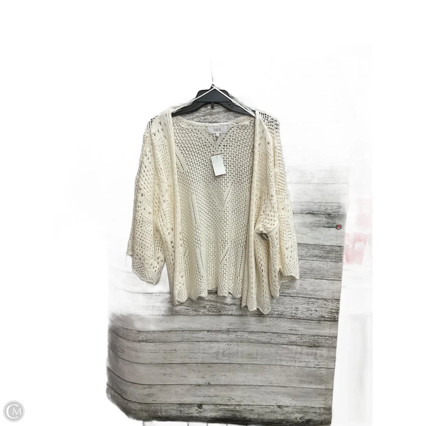 Cardigan By Lucca Couture In Cream, Size: M