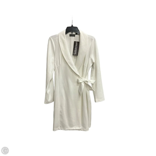 Dress Work By Nina Leonard In White, Size: M