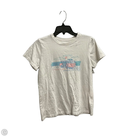 Top Short Sleeve Basic By Vineyard Vines In White, Size: S