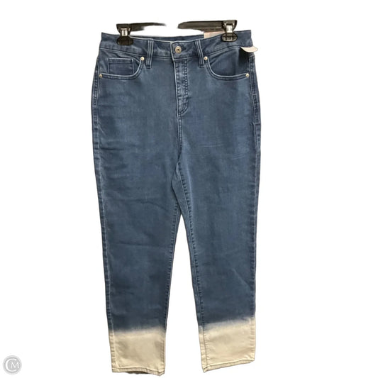 Jeans Straight By Style And Company In Blue Denim, Size: 10