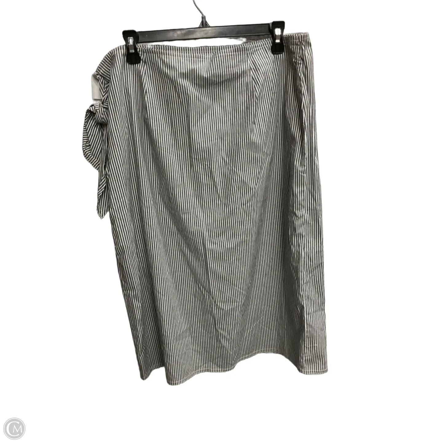 Skirt Maxi By Chaps In Grey, Size: 14