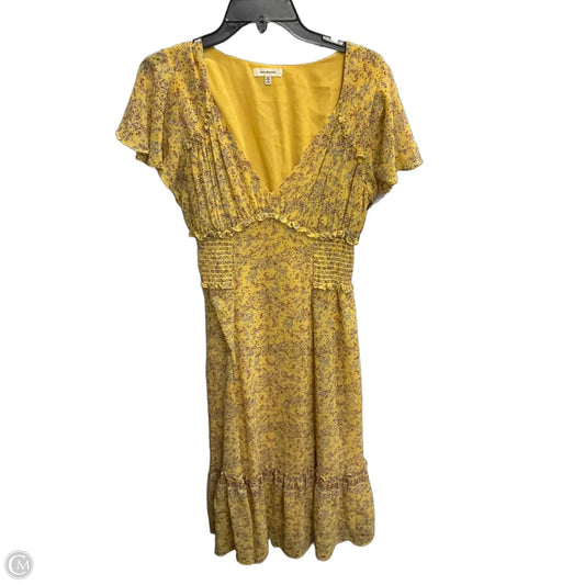 Dress Casual Maxi By Max Studio In Yellow, Size: M
