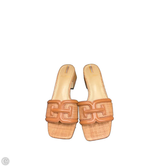 Sandals Heels Block By Sam Edelman In Brown, Size: 6