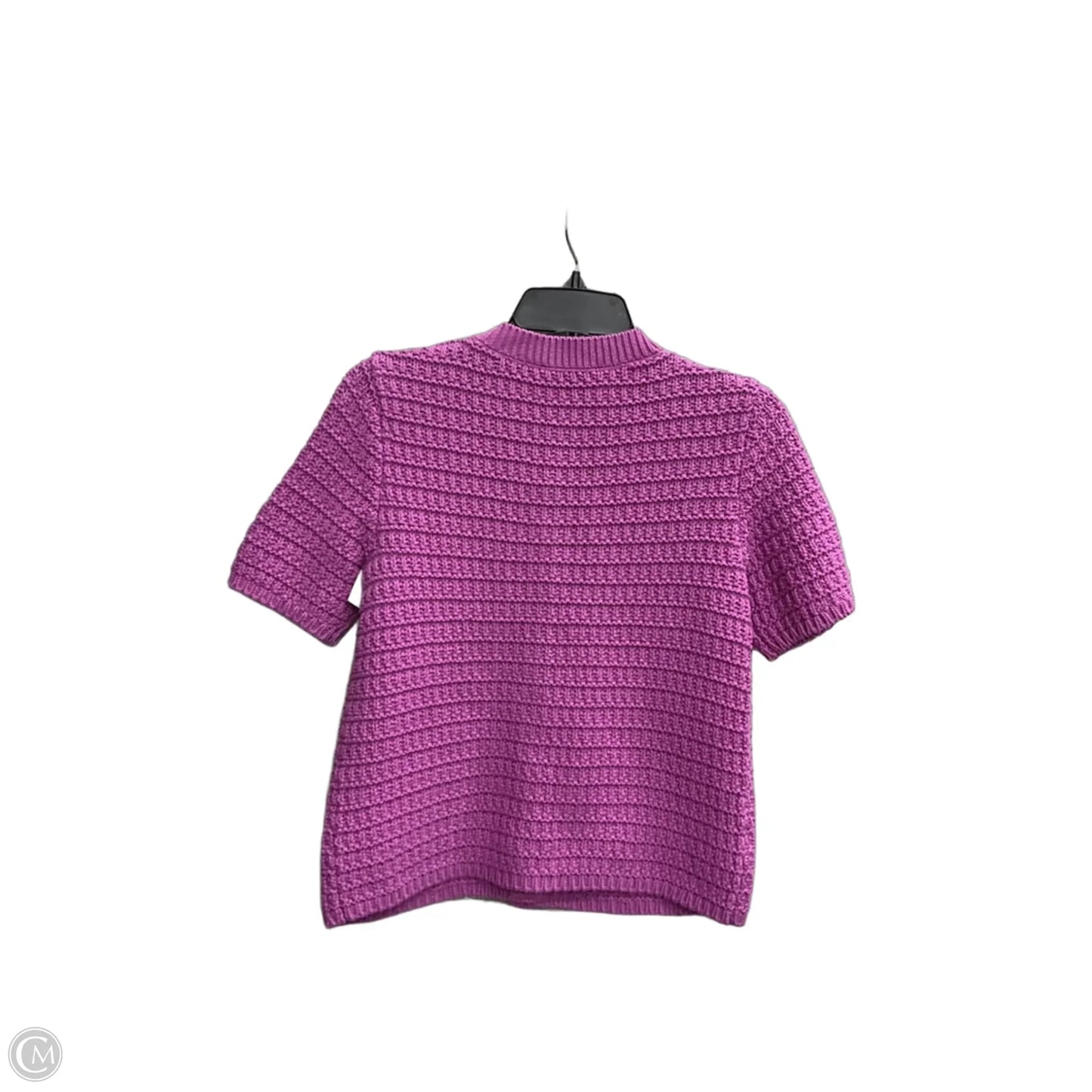 Blouse Short Sleeve By Ann Taylor In Pink, Size: Sp