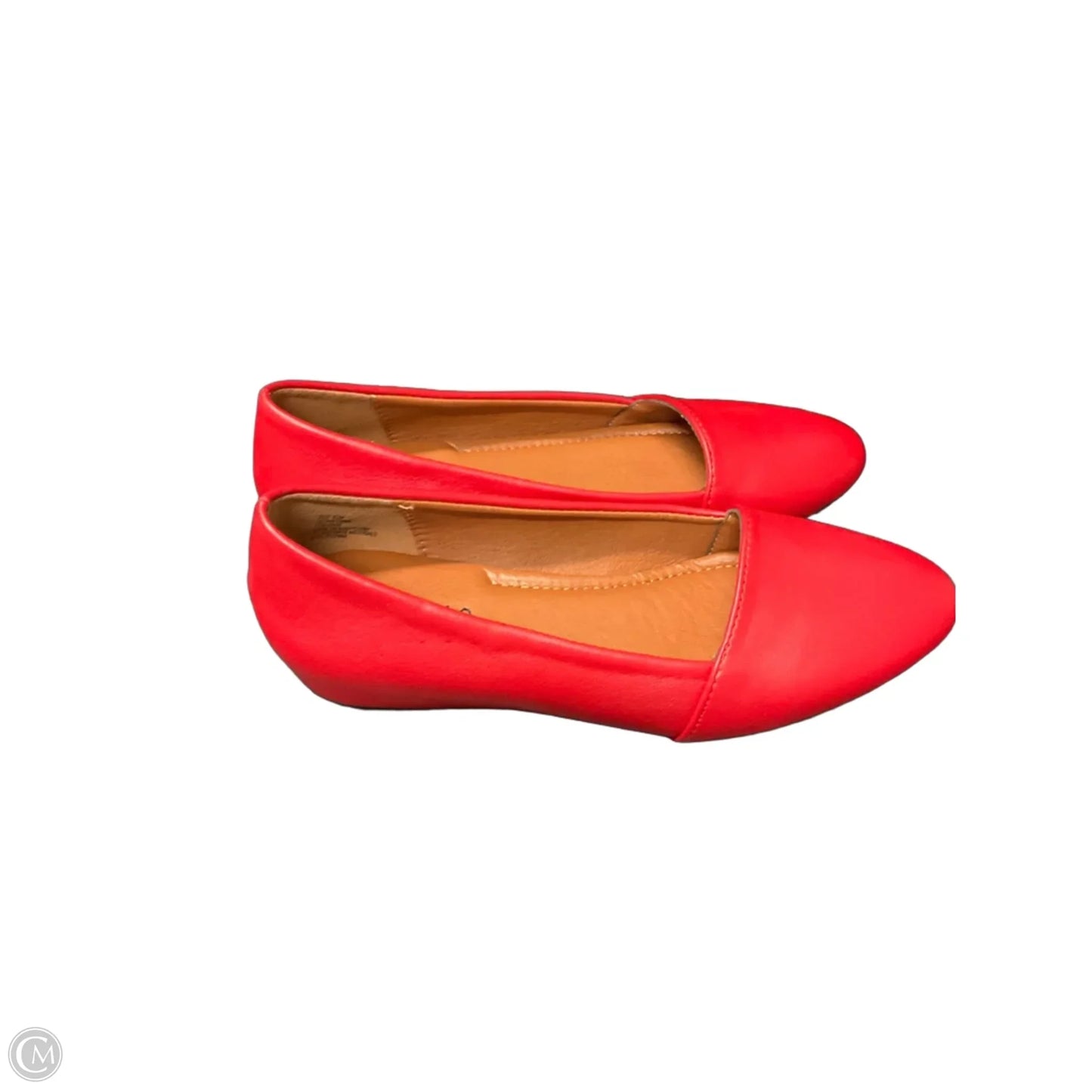 Shoes Flats By Clothes Mentor In Red, Size: 6.5