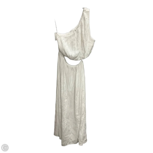 Dress Casual Maxi By Abercrombie And Fitch In White, Size: M