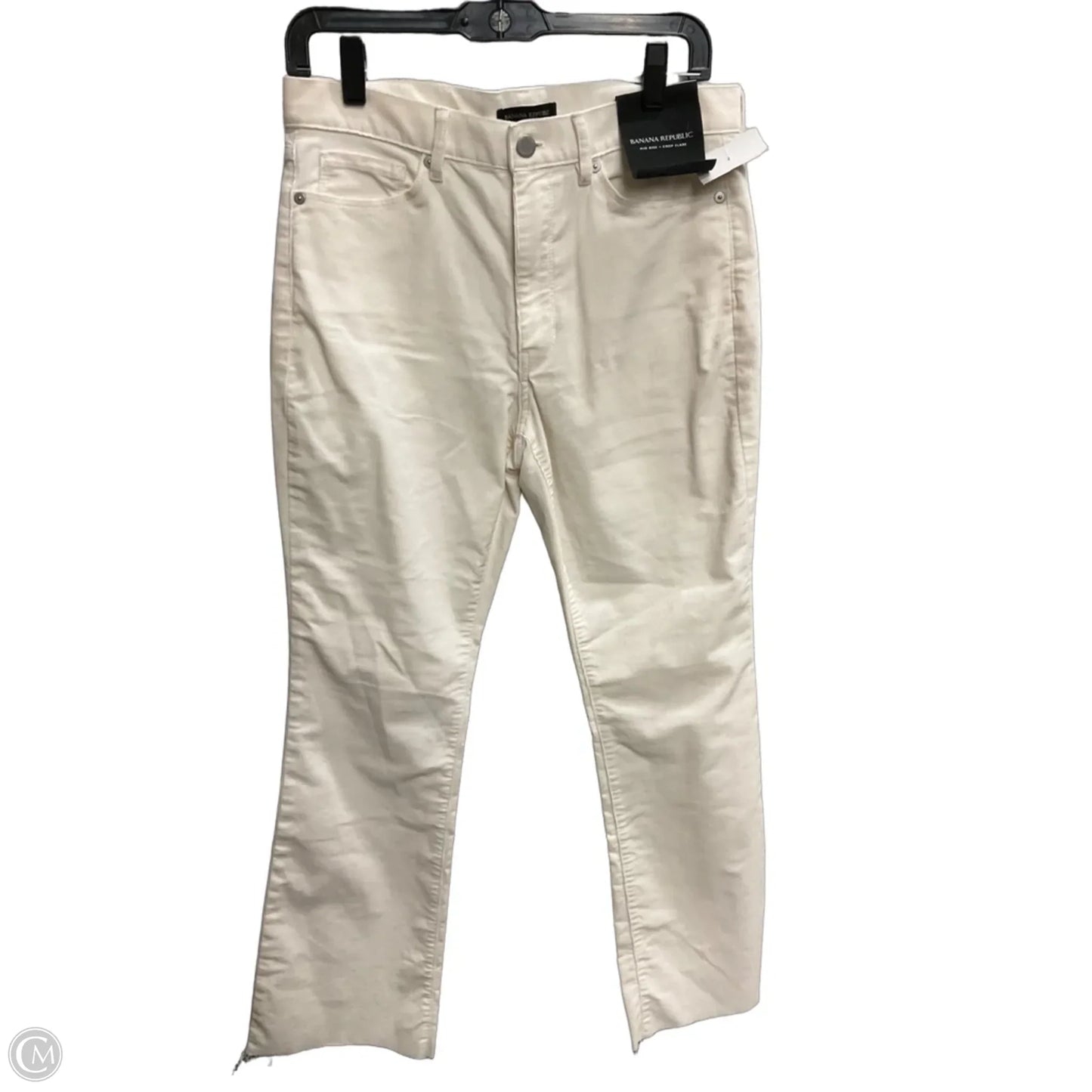 Pants Corduroy By Banana Republic In White, Size: 6l