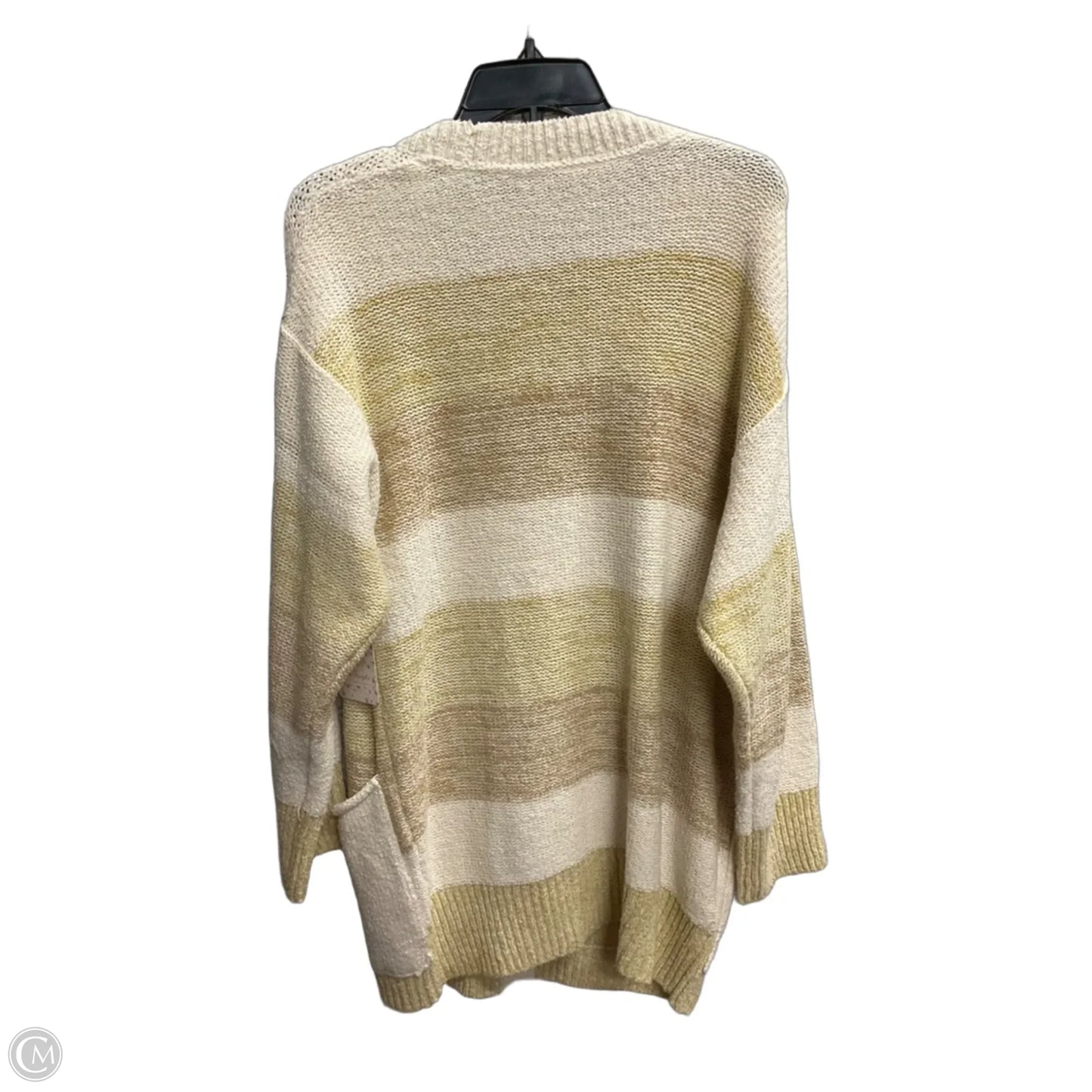 Sweater By Free People In White & Yellow, Size: Xs
