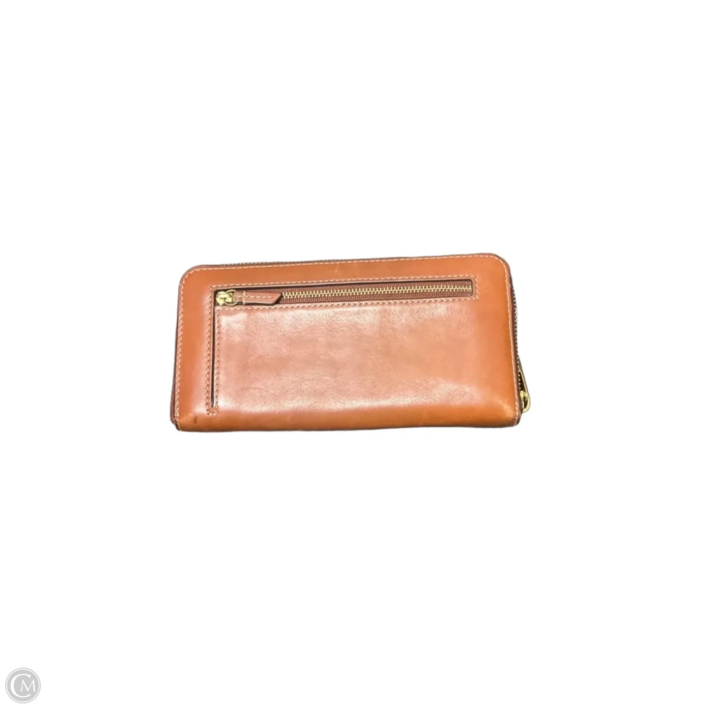 Wallet Leather By Fossil, Size: Medium