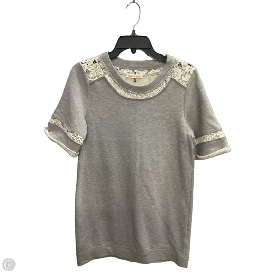 Dress Casual Midi By Rebecca Taylor In Grey, Size: M