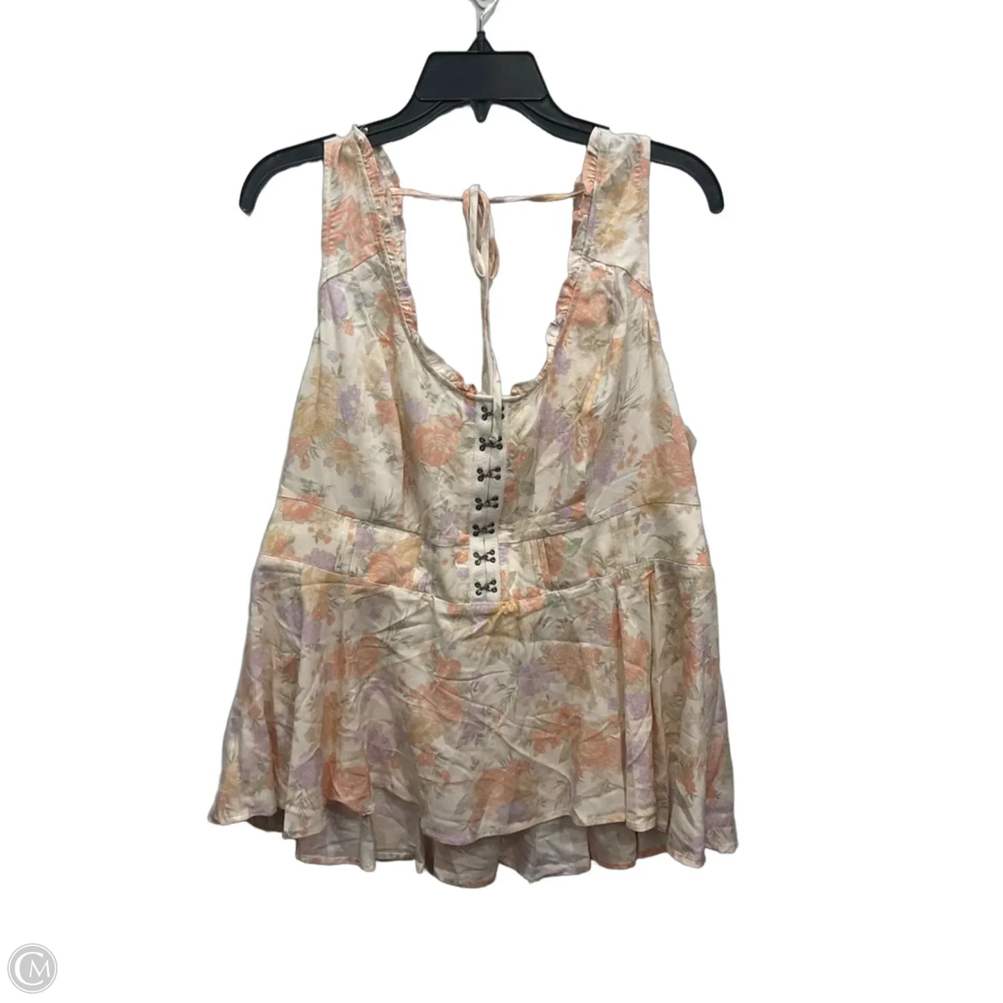 Top Sleeveless By Torrid In Floral Print, Size: 1x