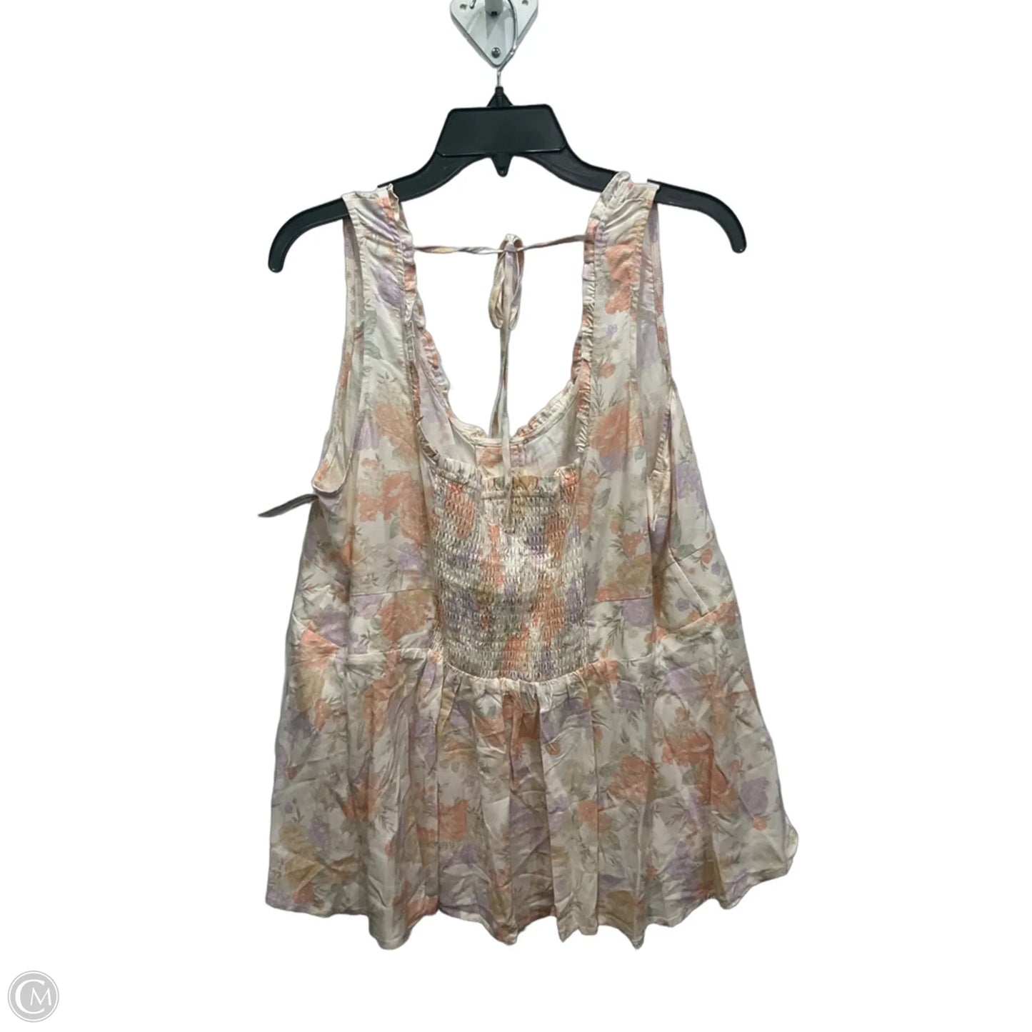 Top Sleeveless By Torrid In Floral Print, Size: 1x