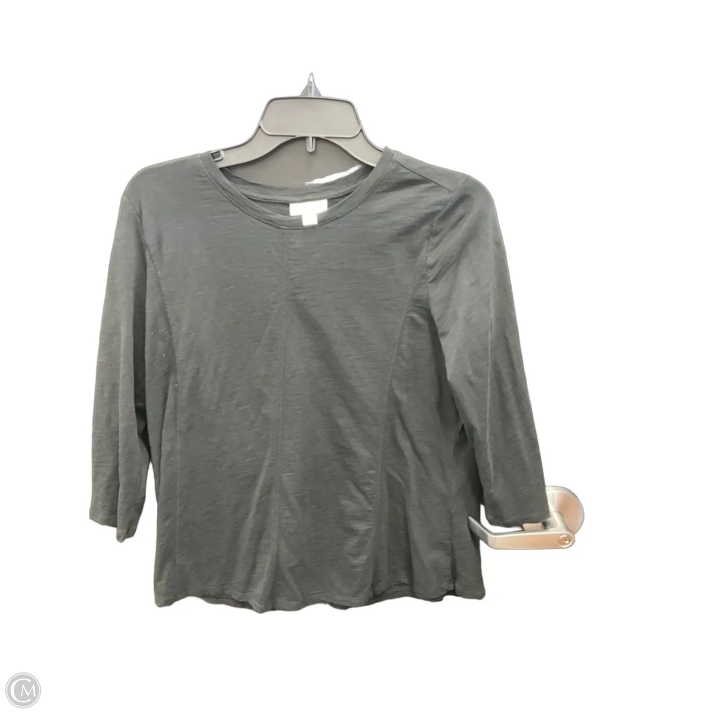 Top 3/4 Sleeve By J. Jill In Black, Size: Mp