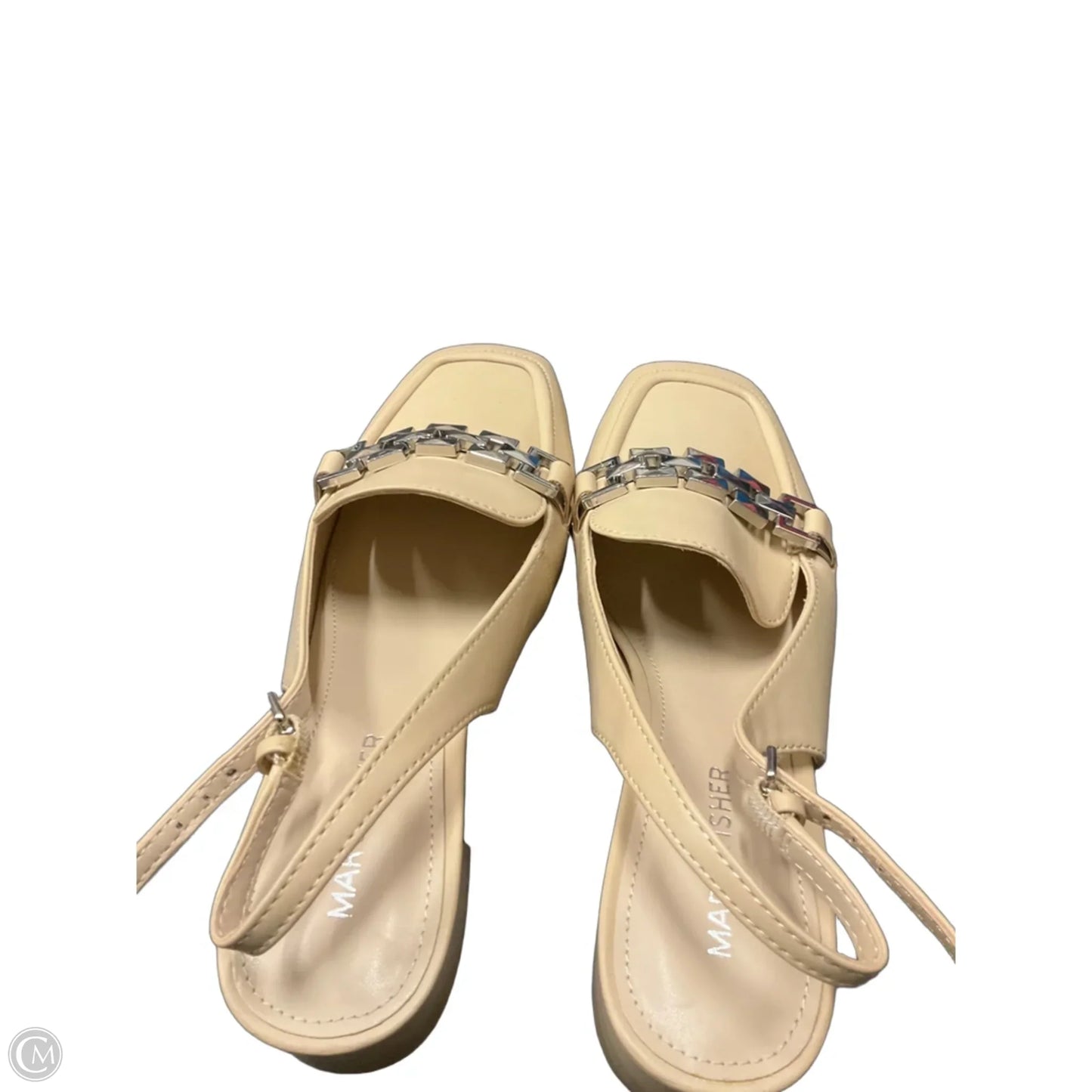 Shoes Heels Kitten By Marc Fisher In Tan, Size: 6.5