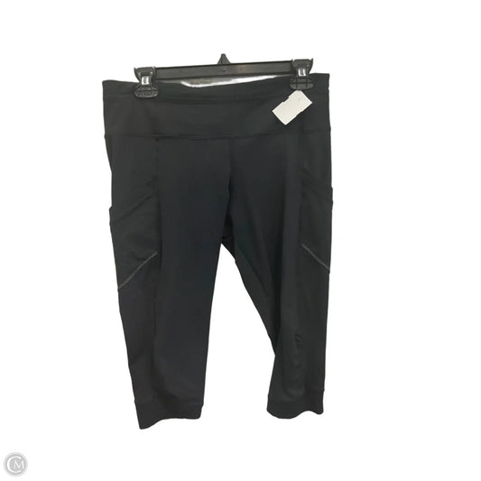 Athletic Leggings Capris By Lululemon In Black, Size: M
