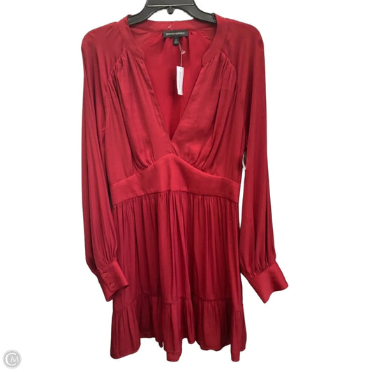 Dress Party Midi By Banana Republic In Red, Size: M