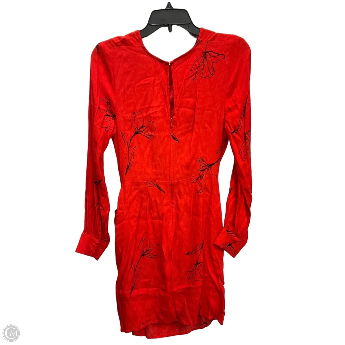 Dress Casual Midi By Astr In Red, Size: M