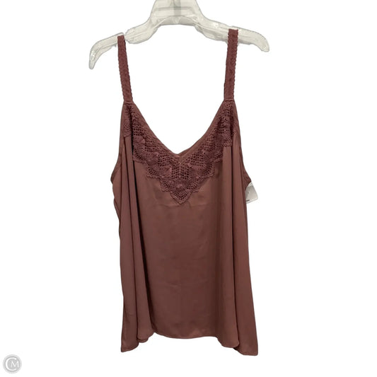 Tank Top By Torrid In Mauve, Size: 4x