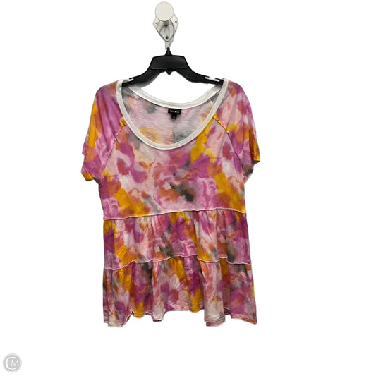 Top Short Sleeve By Torrid In Multi-colored, Size: L