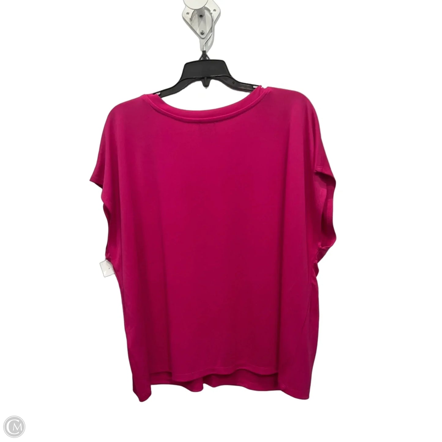 Top Sleeveless By International Concepts In Pink, Size: 2x